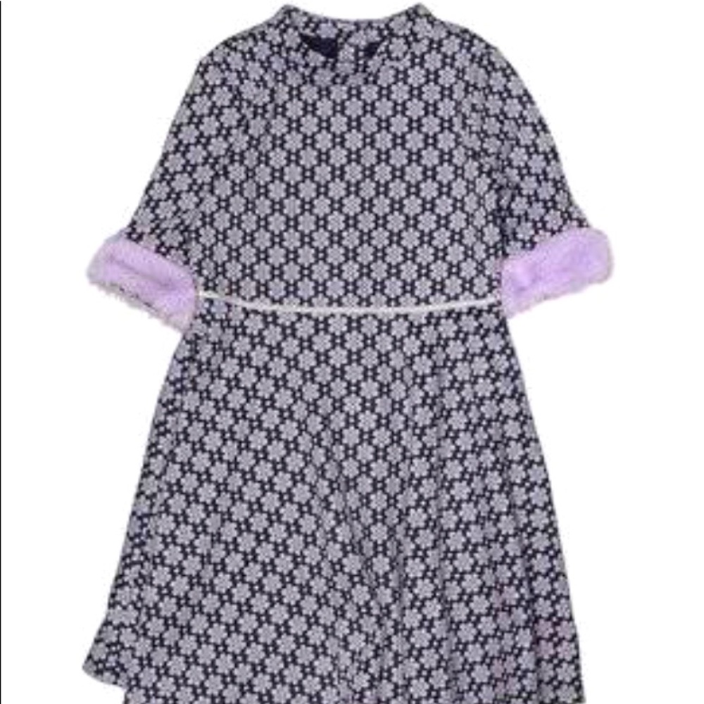Janie and jack purple dress size 6
